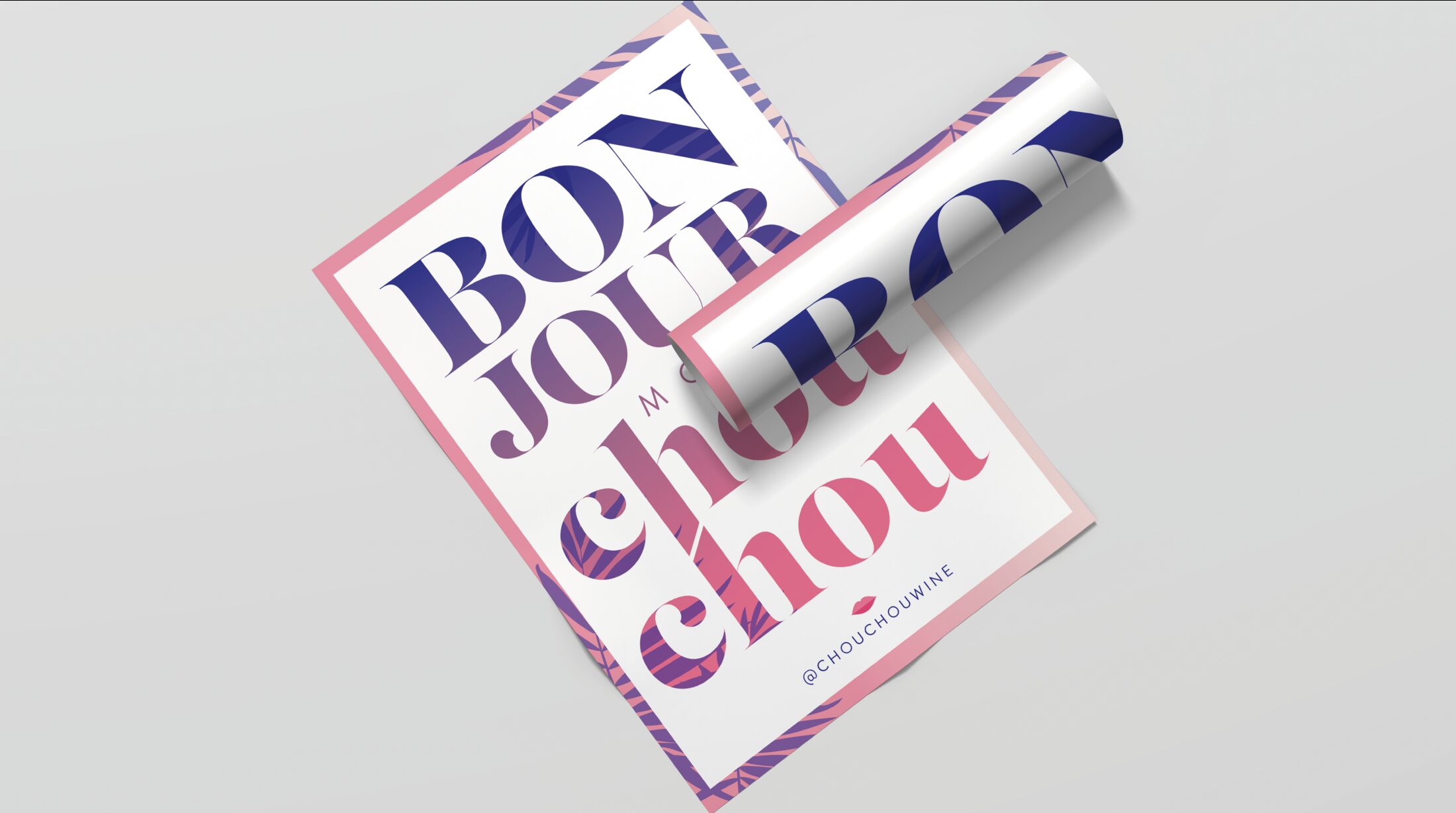 Chouchou rosé packaging